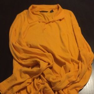 Orange long sleeve sweater